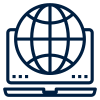 data center noc and portal image icon