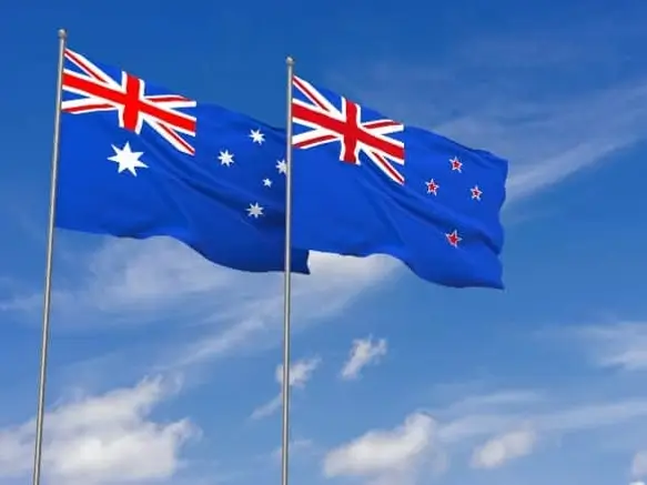 australian country flags.