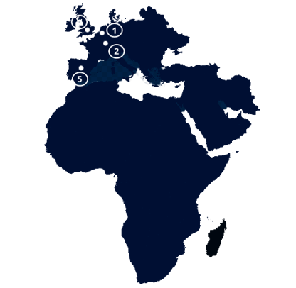 europe, middle east & africa data center locations map