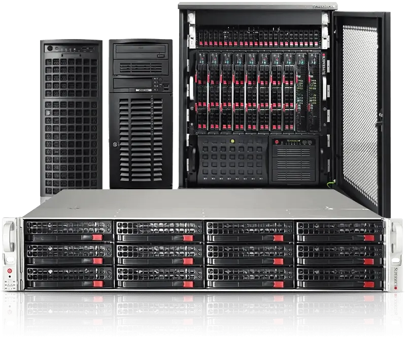 Data center colocation services vector